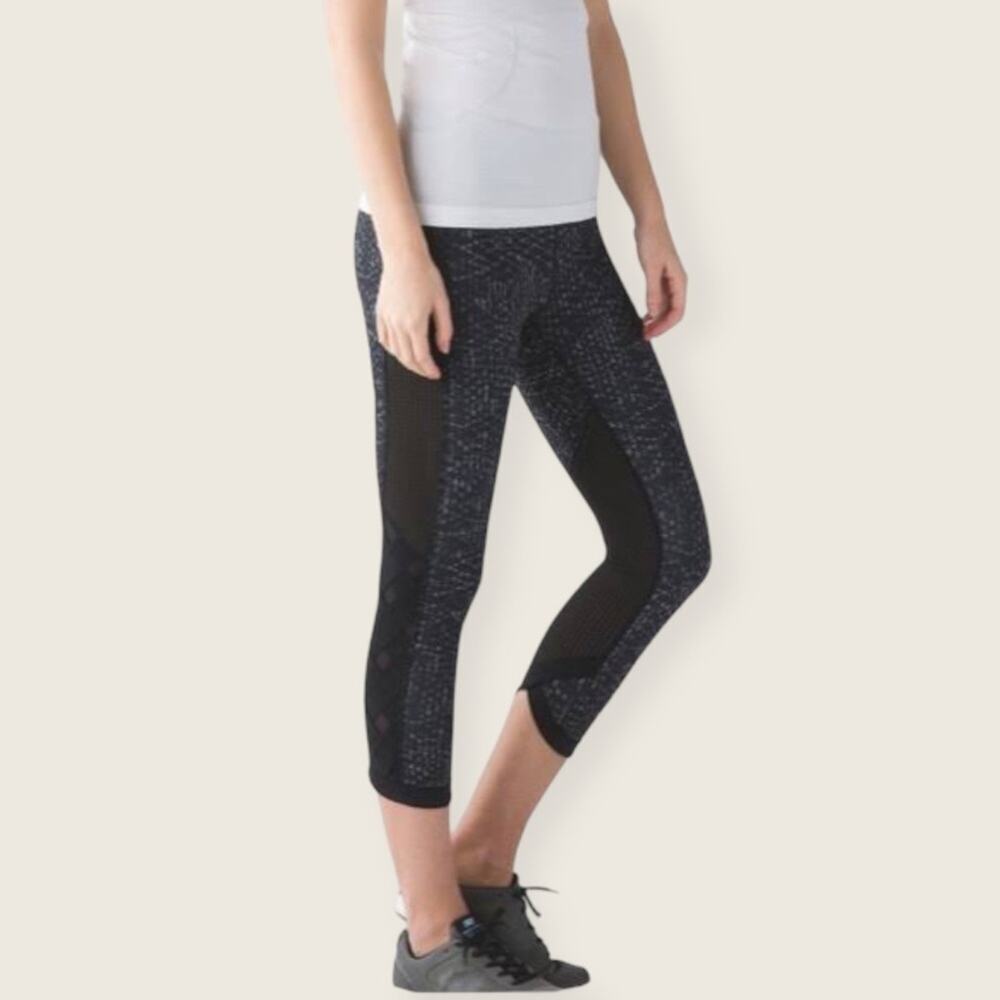 EUC | Lululemon | Capri Leggings | Black | Size 8